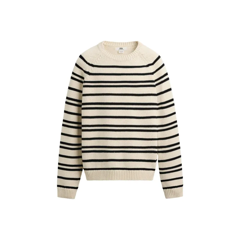 ZARA Sweaters Men White-0