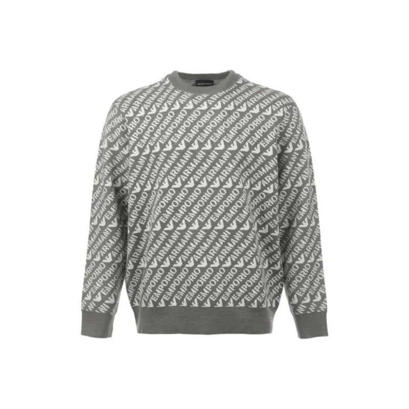 EMPORIO ARMANI Sweaters Men Gray-0