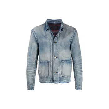 SAINT LAURENT FW21 Jackets & Coats Men's Blue