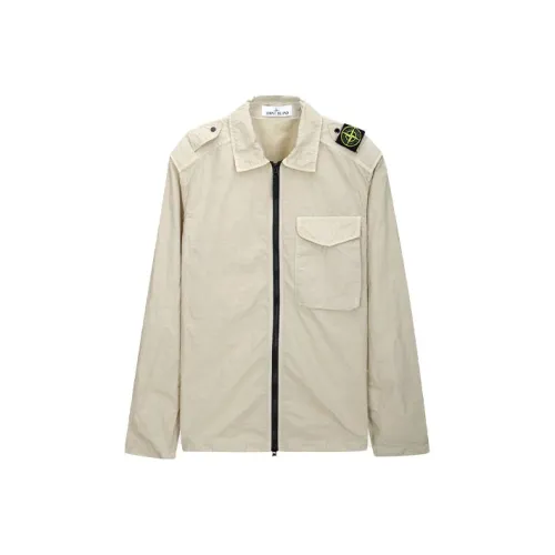 STONE ISLAND FW21 Jacket Men's Beige Yellow