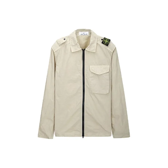 STONE ISLAND FW21 Jacket Men's Beige Yellow-0