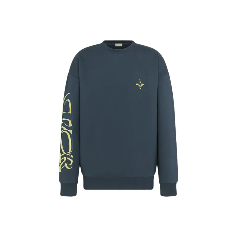 DIOR Sweatshirts Men Blue-0
