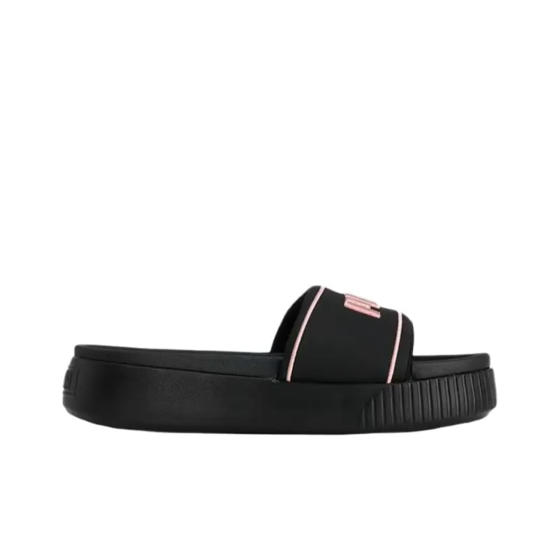 PUMA Platform Slide EVA Slip Resistant Abrasion Resistant Slide Slippers Women's Black-1