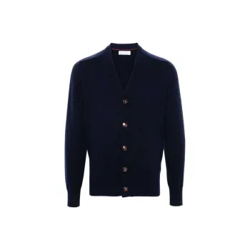 Brunello Cucinelli V Neck Button Up Cardigan