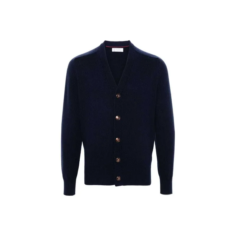 Brunello Cucinelli V Neck Button Up Cardigan-0