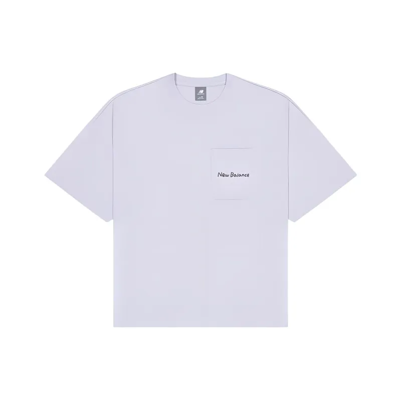 New Balance SS24 Drop Shoulder Sleeve T Shirt Women's Purple-1