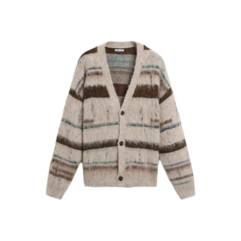 ZARA Sweaters Men White-0