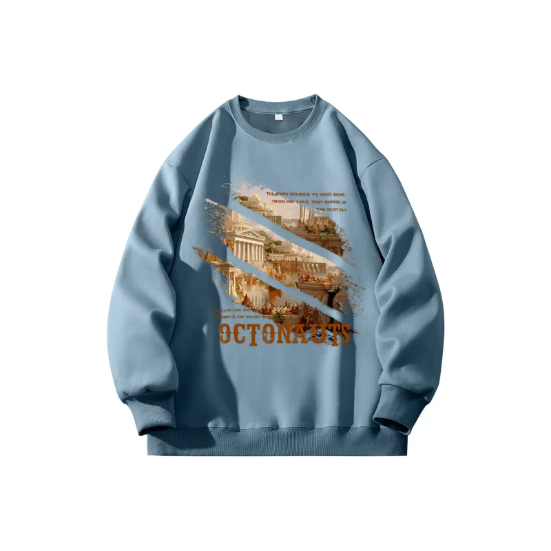 Small Columns Under The Sea Sweatshirt Unisex-14
