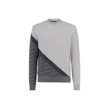 FENDI Sweaters Men Gray