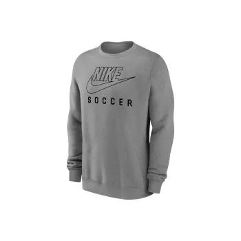 Nike Swoosh Club Fleece Men's Soccer Pullover Crew Neck Sweatshirt