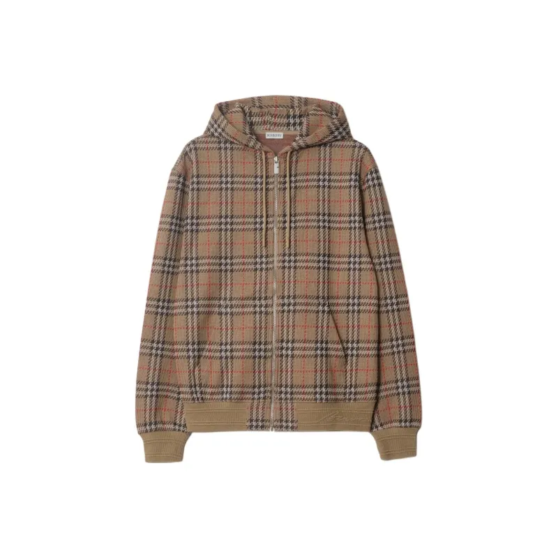 Burberry Check Zip Hoodie-0