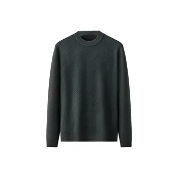 Red Bean Dad-Style Thick Sweater Men's