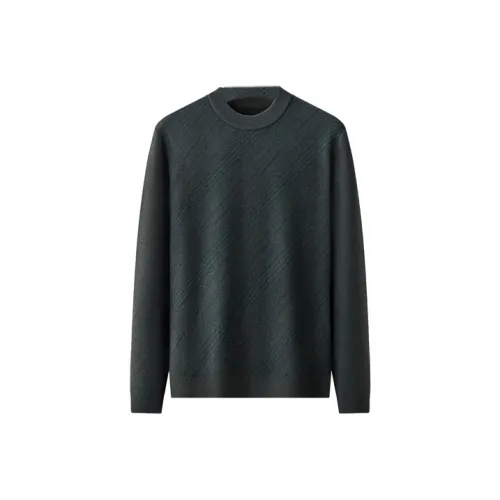 Red Bean Dad Style Thick Sweater Men's