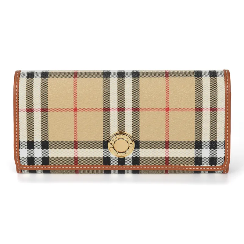 Burberry Leather Wallet Women's Archive Beige-0