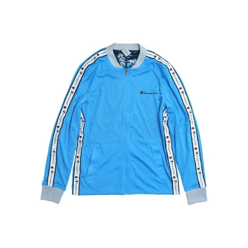 Champion Jacket US Version Unisex Sky Blue