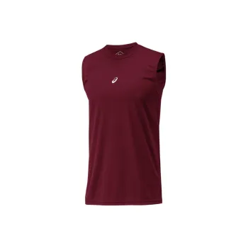 Asics Tank Tops Men's British Red