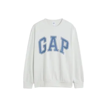 GAP Sweatshirt Unisex Gray White
