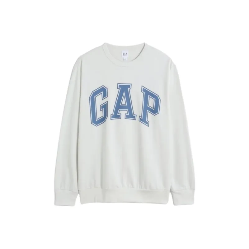 GAP Sweatshirt Unisex Gray White-0