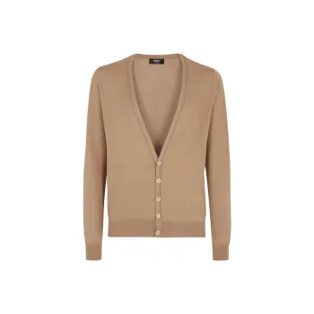 FENDI V Neck Buttoned Knitted Cardigan
