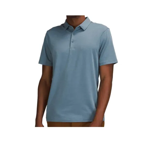 Lululemon Evolution Polo Shirt Men's River Blue
