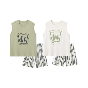 Qiao Ni Tong Unisex Pajama Sets