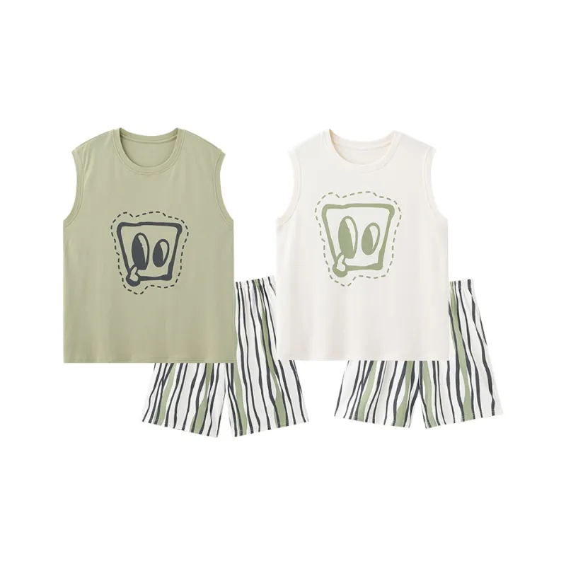Qiao Ni Tong Unisex Pajama Sets-0