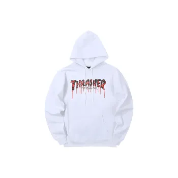 Thrasher Sweatshirts Unisex Gray White