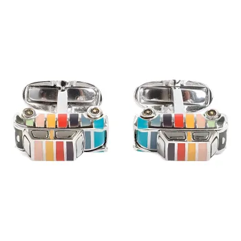Paul Smith Artist Stripe Mini Cufflinks