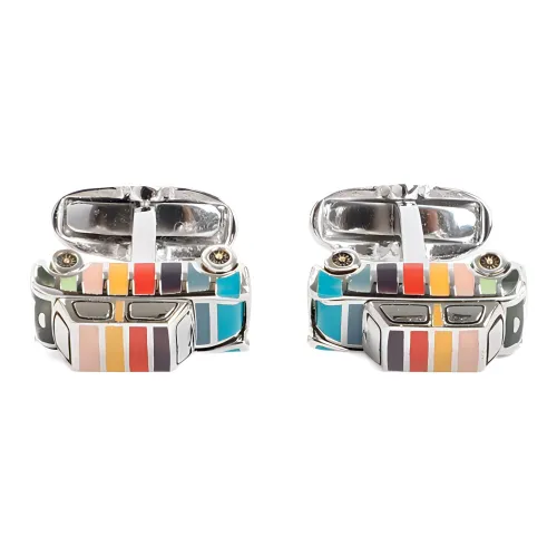 Paul Smith Artist Stripe Sock shape Cufflinks