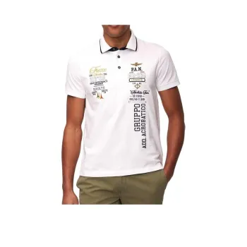 AERONAUTICA MILITARE SS24 Polo Shirt Men's Ecru