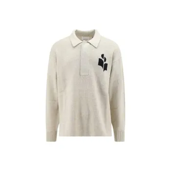 ISABEL MARANT Polo Collared Knitted Jumper