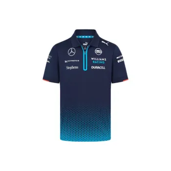 PUMA Williams Racing 2024 Polo Shirt Men's Marine Blue