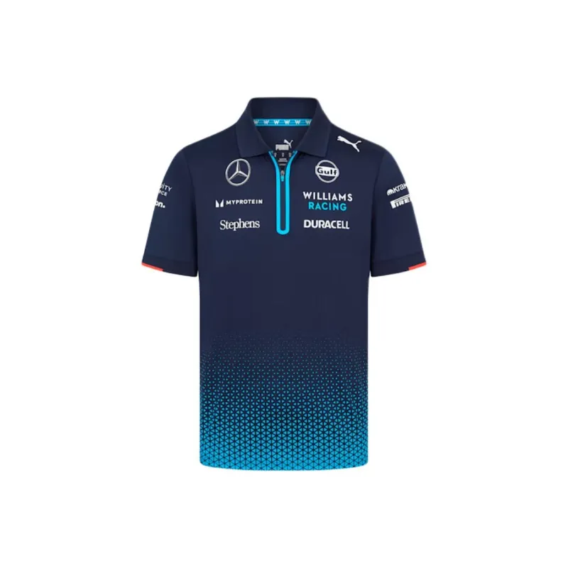 PUMA Williams Racing 2024 Polo Shirt Men's Marine Blue-0