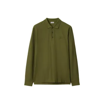 Burberry SS24 Polo Shirt Men's Olive