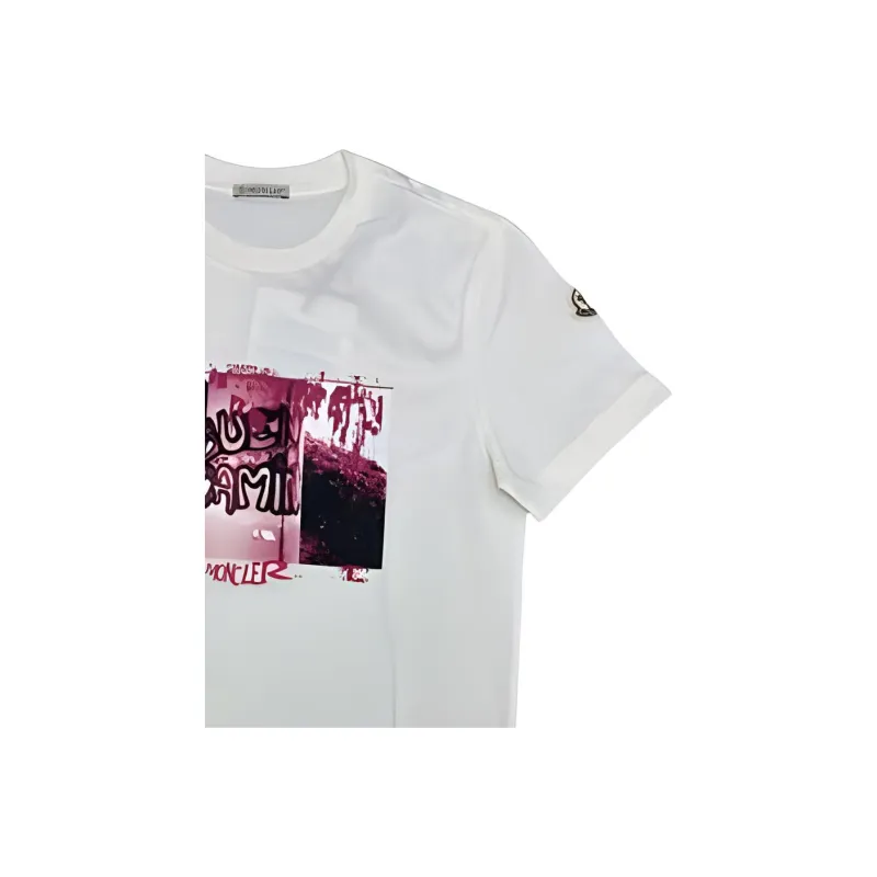 Moncler T Shirts Men White-1