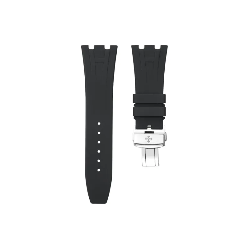 VAGENARI Watch Bands Rubber Strap Compatibility For Royal Oak 37mm 15450.15451 Steel Band Model Unisex-0
