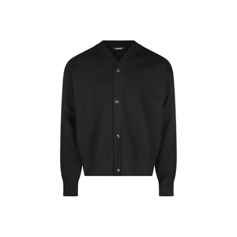 Jacquemus Ribbed Knit Cardigan-0