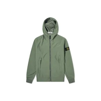 STONE ISLAND Jackets Men Army Green