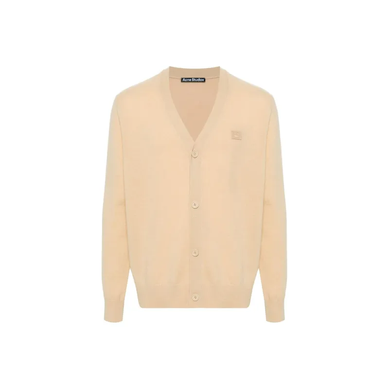 Acne Studios Logo Patch Knitted Cardigan-0