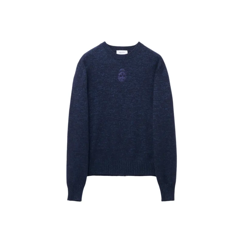 Alexander McQueen Skull Embroidered Crewneck Jumper-0
