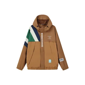 FILA MIHARA YASUHIRO Collaboration Collection Jacket Men's Brown Yellow & Chestnut
