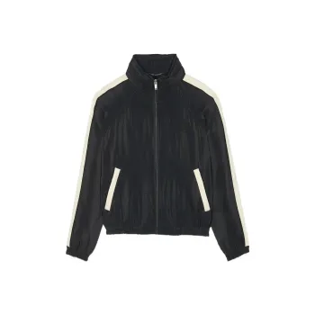 SAINT LAURENT Monogram Zip Up Jacket