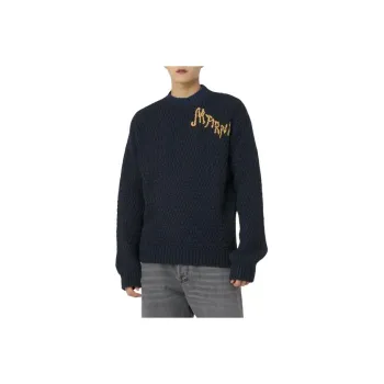 MARNI Maxi Dot Mohair Jumper Roundneck Sweater