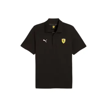 PUMA Scuderia Ferrari Race Polo Shirt Men's Black