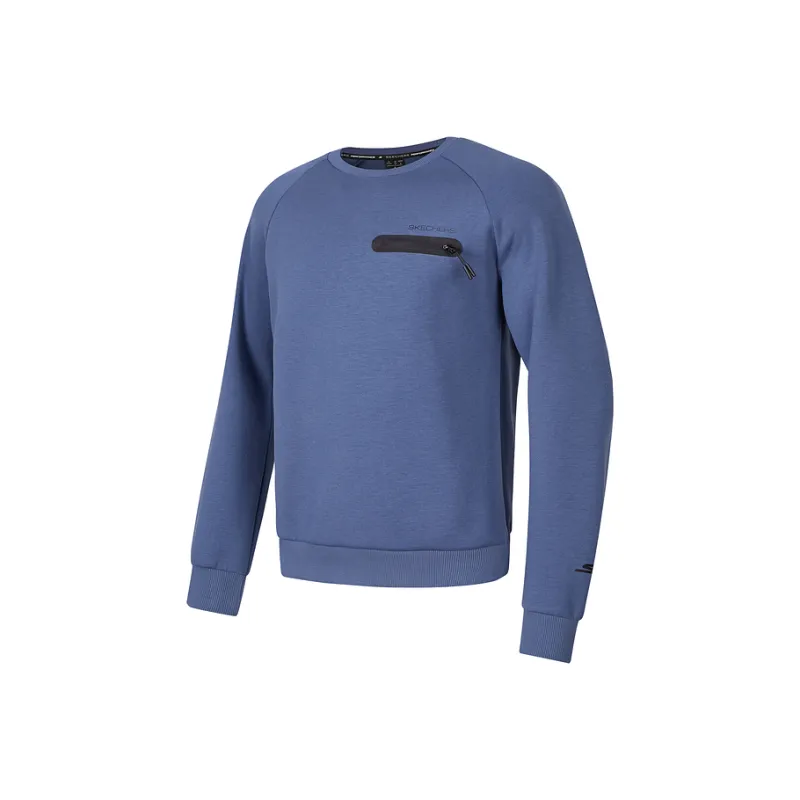 Skechers GOKNIT Sweatshirt Men's Deep Cobalt Blue-0