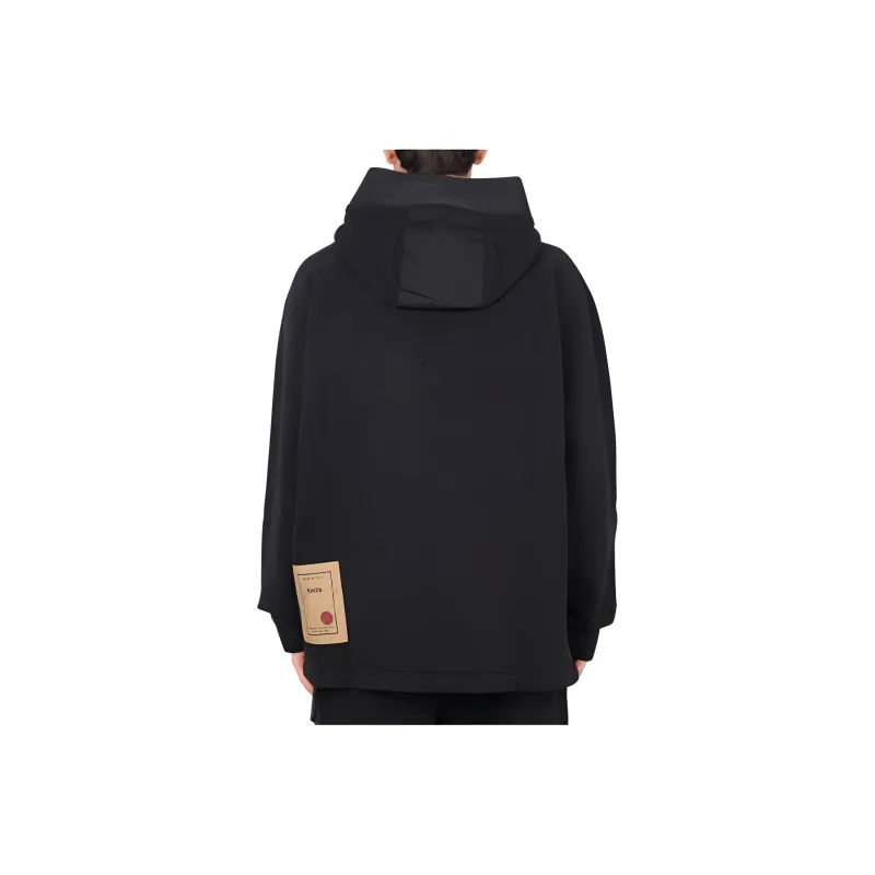 TEN C Long Sleeved Half Zip Hoodie-1