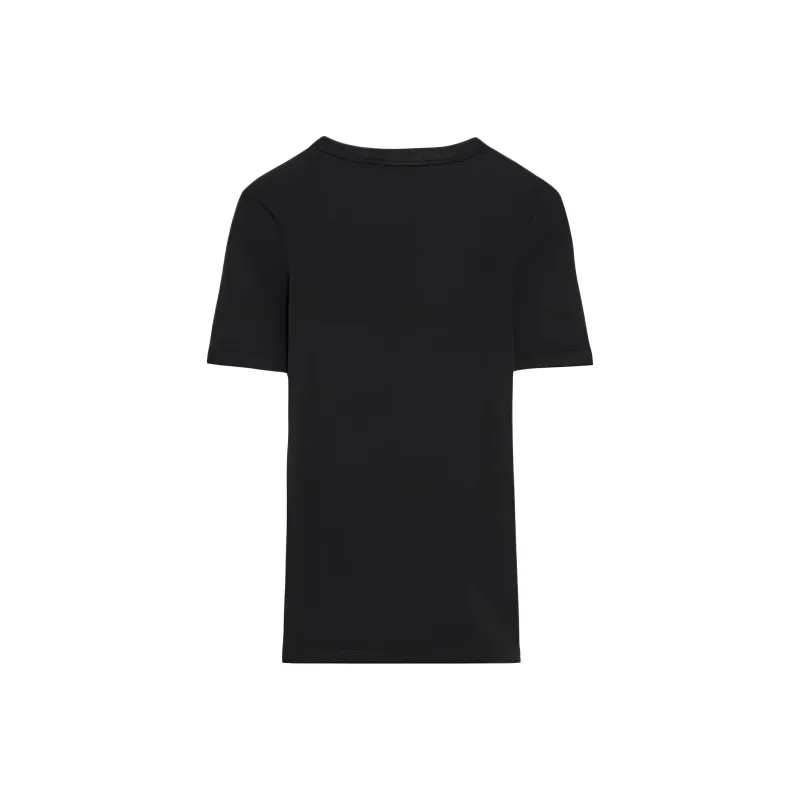 ZARA Regular T Shirt Women's Black-1