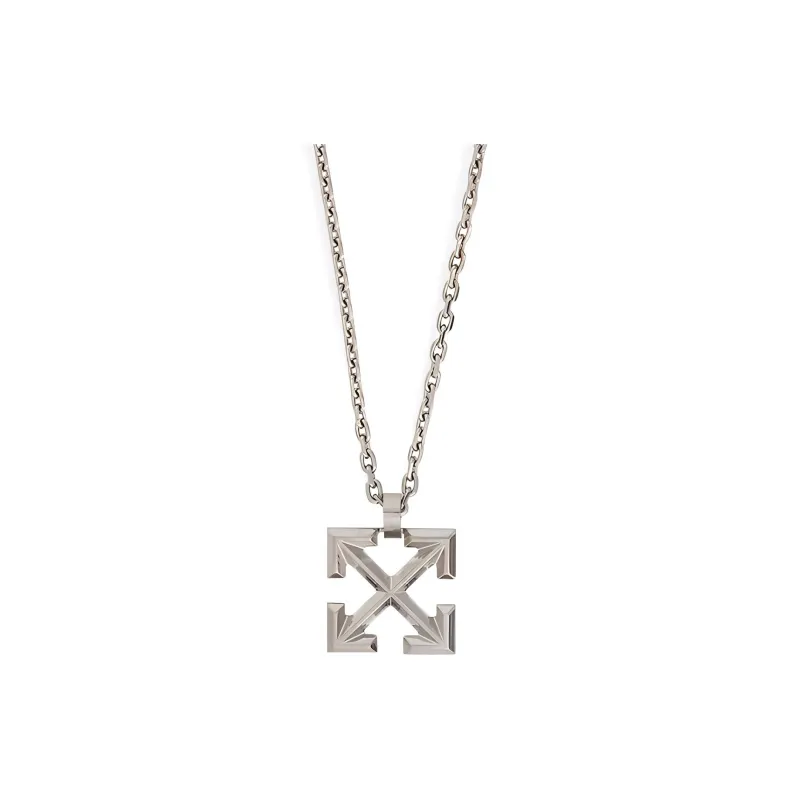 OFF WHITE Arrow Chain Necklace-0
