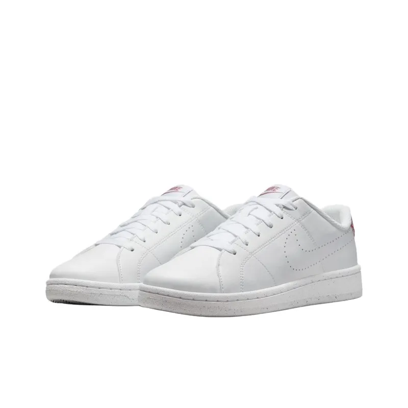 Nike Court Royale 2 Anti Slip Wear Resistant Low Top Skateboard Shoes Women's White-2