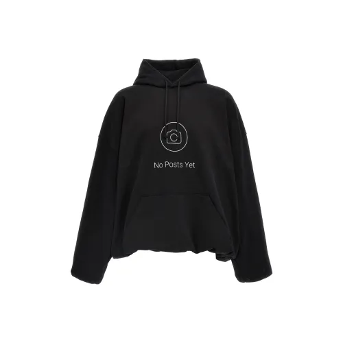 Vetements No Posts Cropped Boxy Hoodie